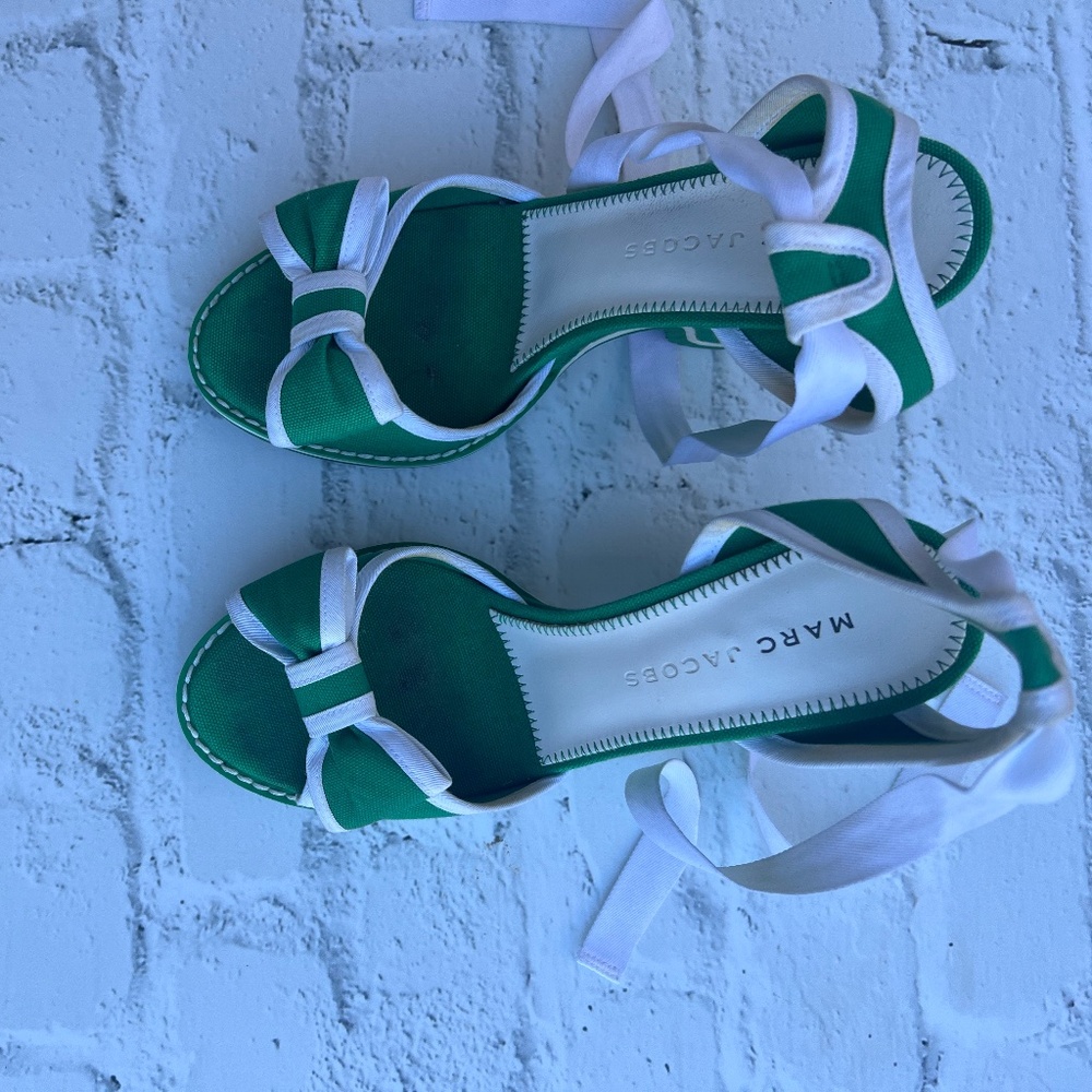 Marc Jacobs Green and White Women's Shoes